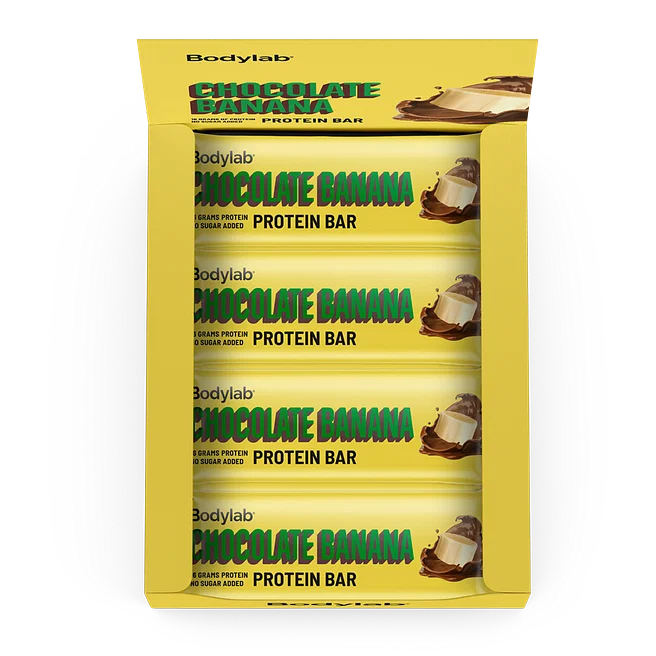 Bodylab Protein Bar - Chocolate Banana (12x55g) - Proteinbarer