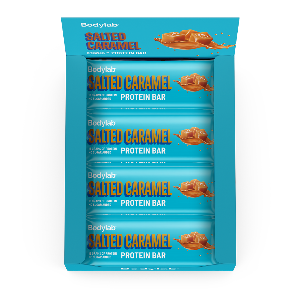 Bodylab Protein Bar - Salted Caramel (12x55g) - Proteinbarer