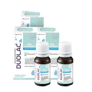 Duolac Duo+ D-dråber - 3 x 7,5 ml