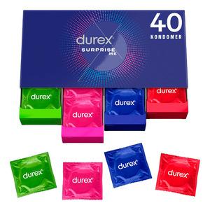 Durex Surprise Me kondomer - 40 stk.