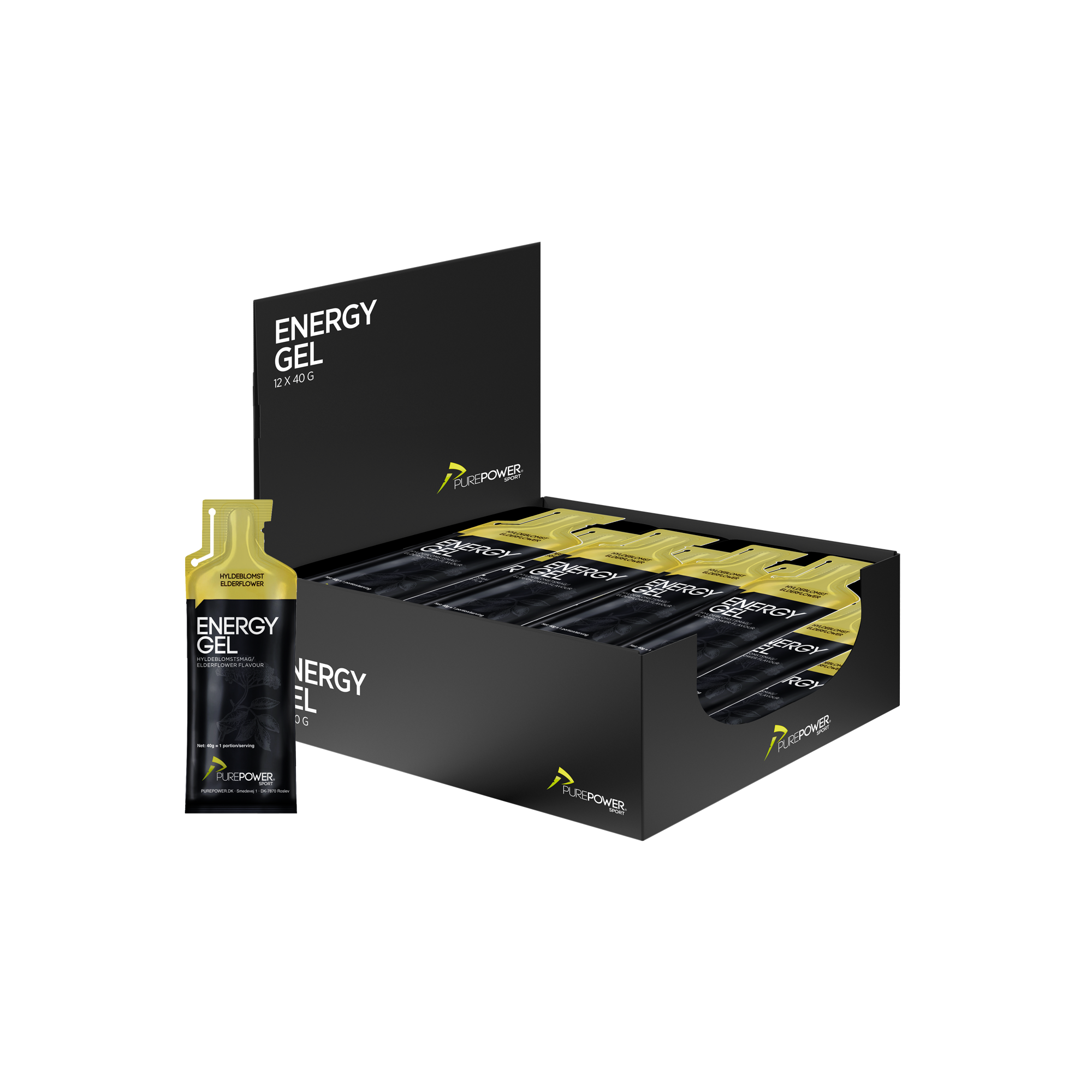 Energy Gel Hyldeblomst 12x40 g