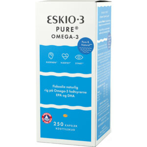 Eskio-3 Fiskeolie - 250 Kapsler