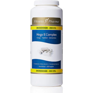 Fitness Pharma Mega B Complex - 200 Kapsler