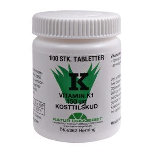 K-vitamin 150 ug - 100 tab - Natur Drogeriet