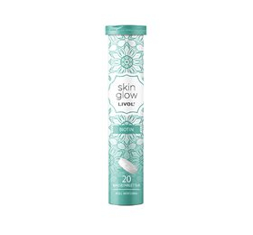 Livol brusetablet Skin Glow m. æble og mint • 20 tab.