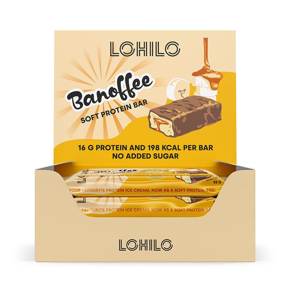 Lohilo Protein Bar - Banoffee (12x 55g) - Proteinbarer