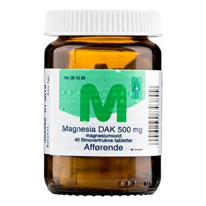 Magnesia 500 mg - 40 stk.