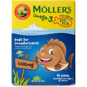 Møllers Omega-3 Fisk Cola - 45 stk