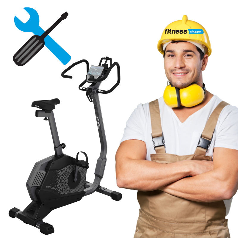 Montering af motionscykel