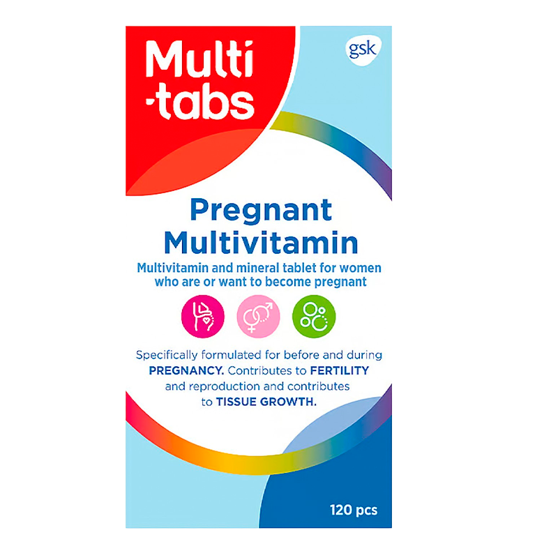 Multi-Tabs Pregnant Multivitamin (120 tabs)
