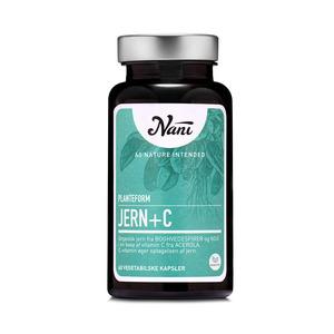 Nani Jern + C - 60 kaps. Jerntilskud mod jernmangel