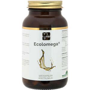 Natur Drogeriet Ecolomega Fiskeolie Kapsler - 120 Kapsler