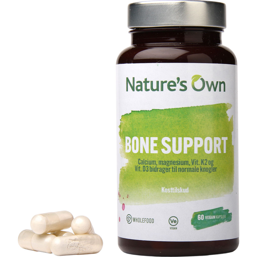 Nature s Own Bone Support Wholefood - 60 Kapsler