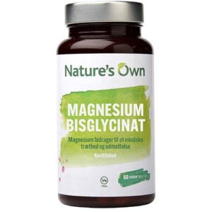 Nature´s Own Magnesium Bisglycinat - 60 kapsler q