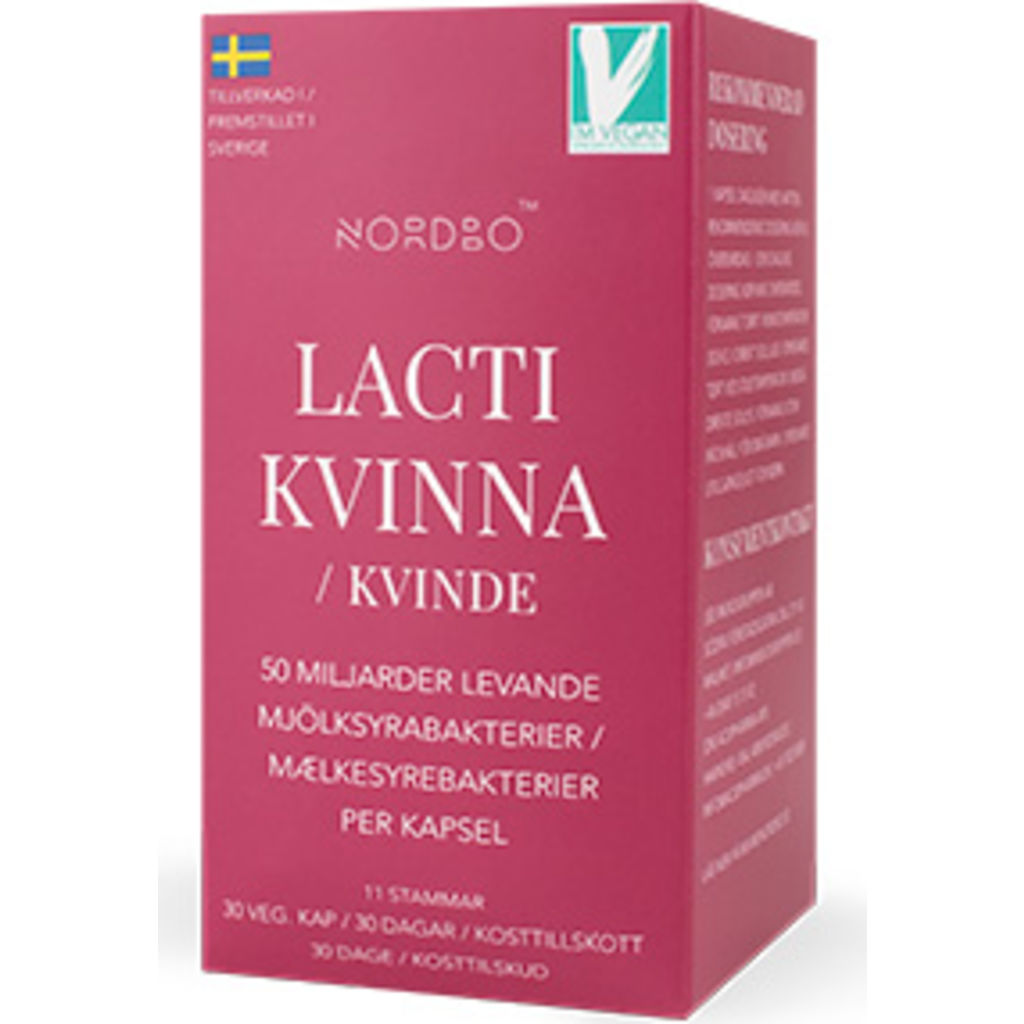 Nordbo Lacti Kvinde 50 mia - 30 Kapsler