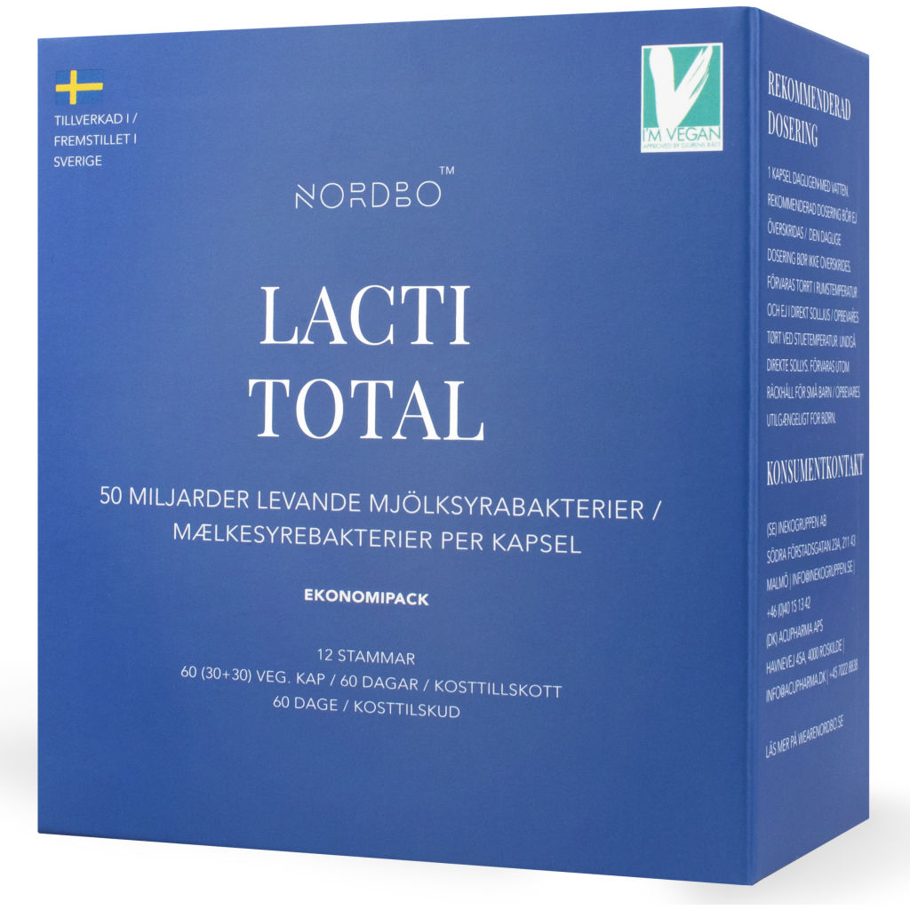 Nordbo Lactitotal 50 Mia. - 60 Kapsler