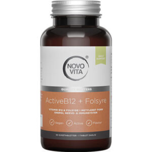 Novo Vita ActiveB12 + Folsyre - 60 Tabletter