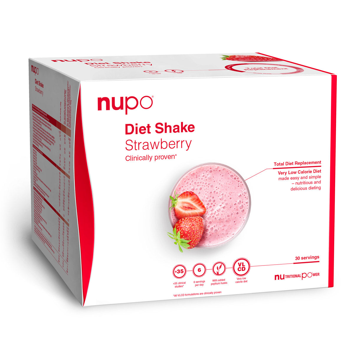 Nupo Diet Shake Value Pack (960g) - Strawberry - Måltidserstatning