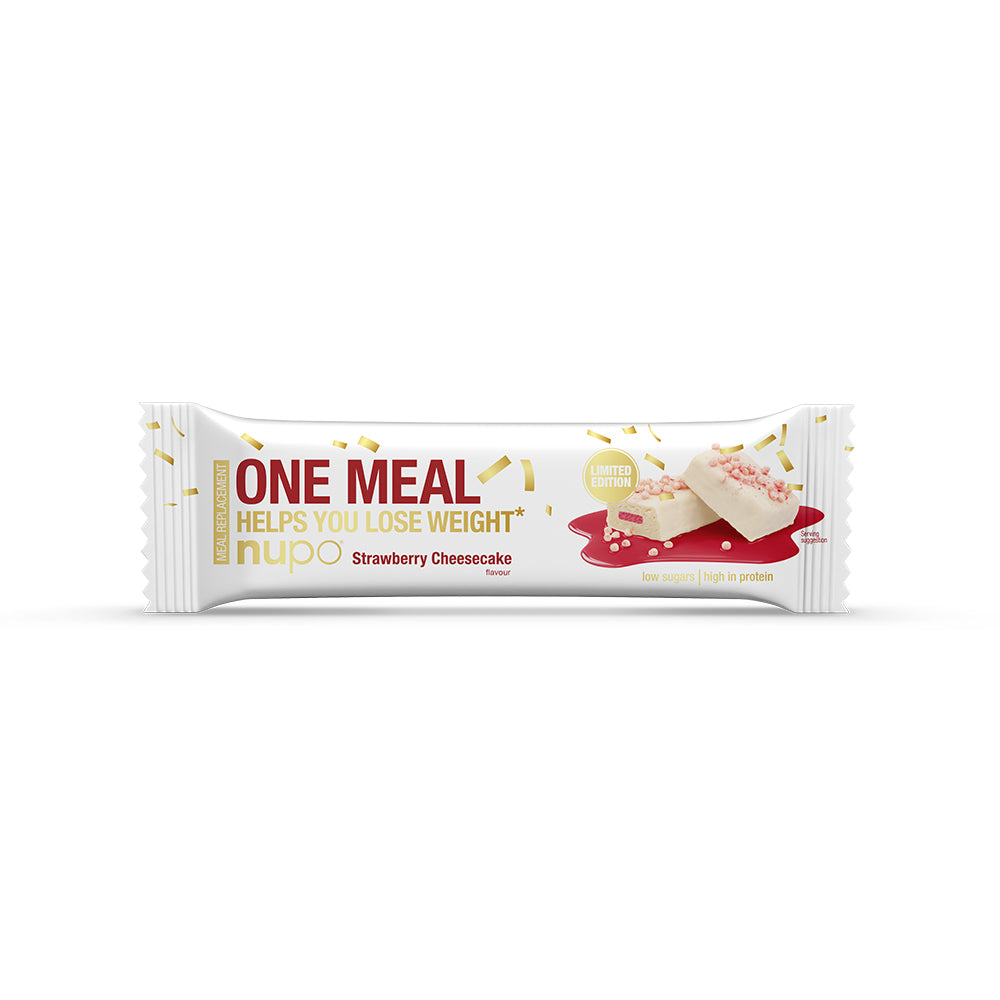 Nupo Meal Bar (60g) - Strawberry Cheesecake - Proteinbarer