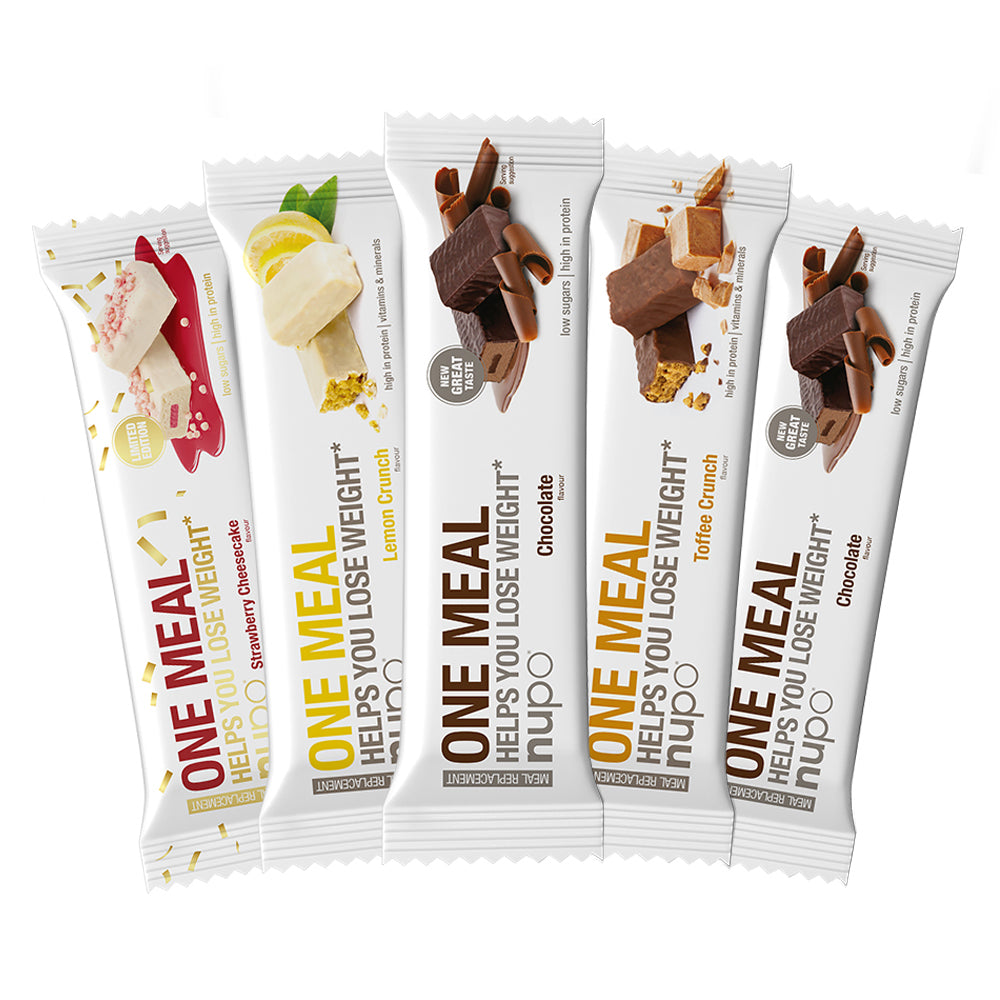 Nupo Meal Bar - Bland Selv (10x 60g) - Proteinbarer