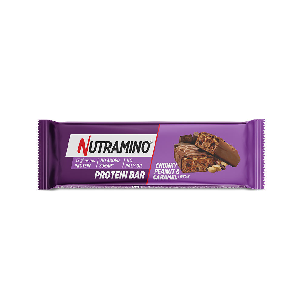 Nutramino Protein Bar - Chunky Peanut & Caramel (55g) - Proteinbarer