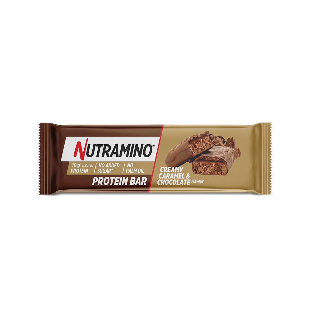Nutramino Protein Bar - Creamy Caramel & Chocolate (55g) - Proteinbarer