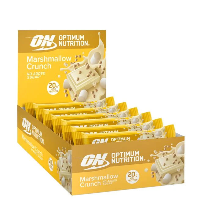 Optimum Nutrition Protein Bar - Marshmallow Crunch (10x 65g) - Proteinbarer