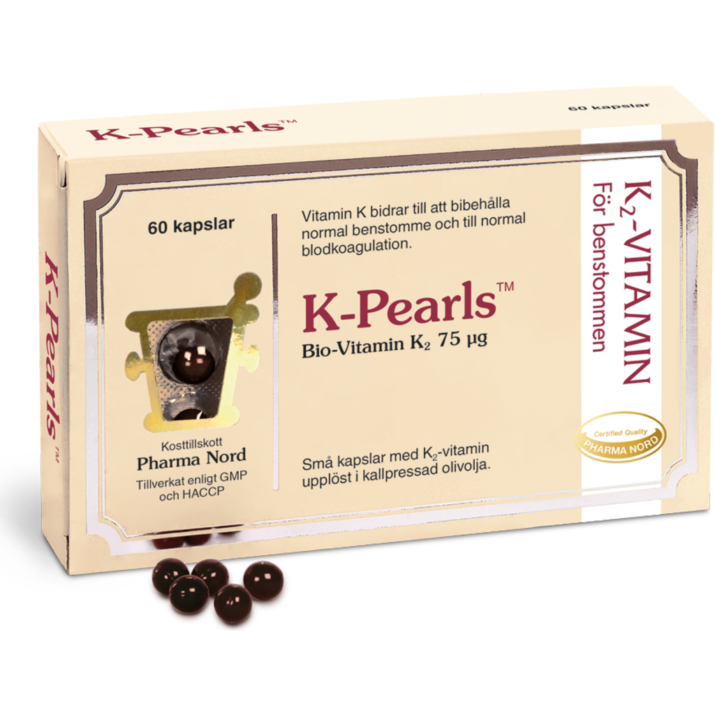 Pharma Nord K-Pearls - 75 mcg - 60 Kapsler