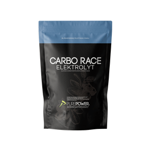 PurePower Carbo Race Elektrolyt blåbær - 1 kg