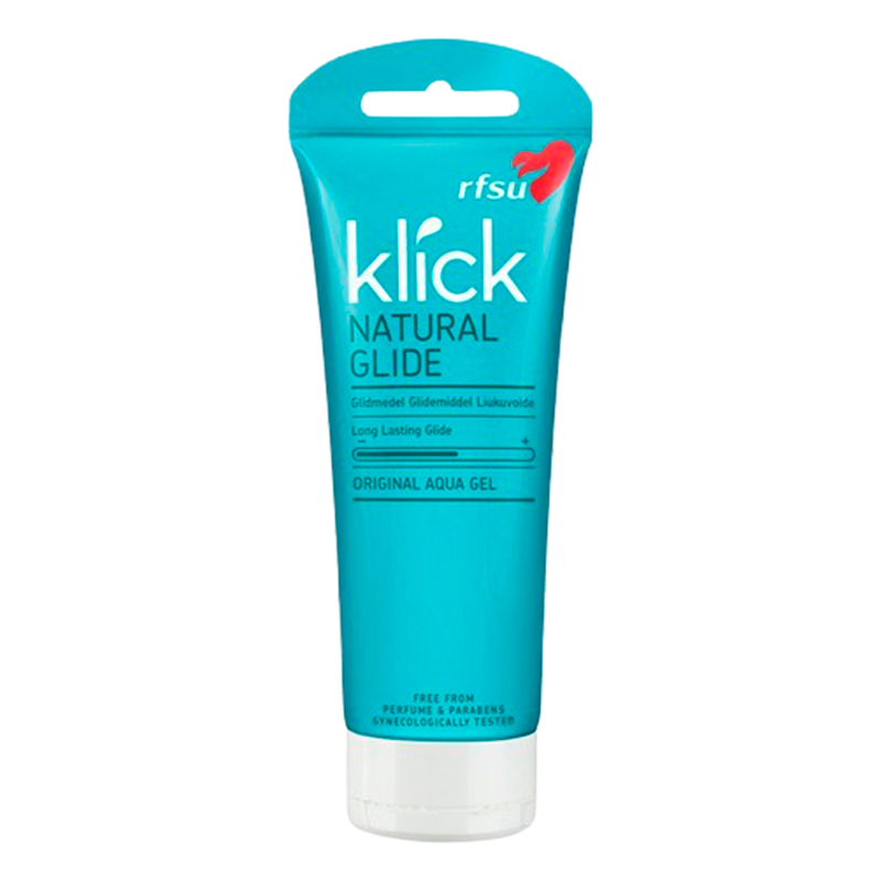 RFSU Klick Natural Glide Vandbaseret Glidecreme (100 ml)