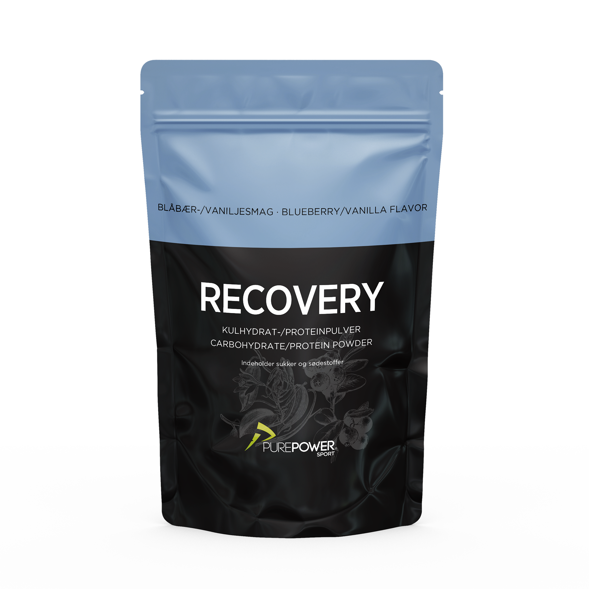 Recovery Vanilje Blåbær 400 g