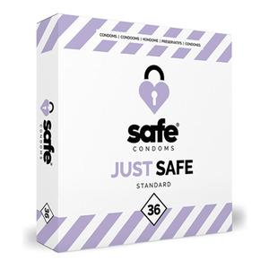 SAFE kondomer, Just Safe Standard - 36 stk.