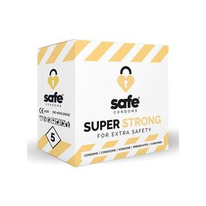 SAFE kondomer, Super Strong for Extra Safety - 5 stk.