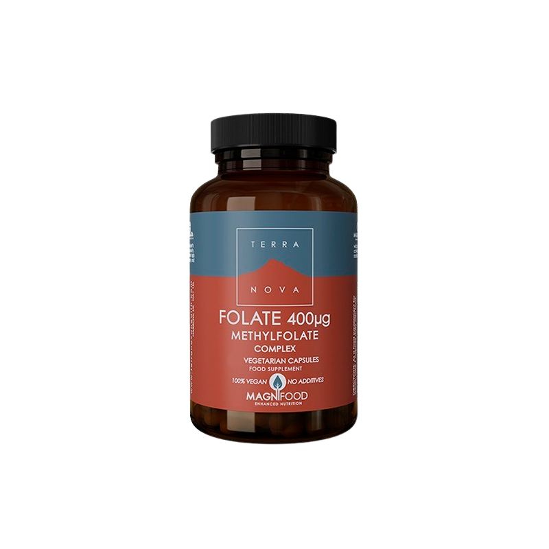 Terranova Folate Methylfolate 400ug (50 kaps)