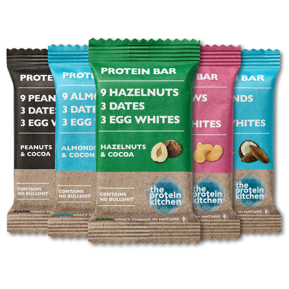 The Protein Kitchen Bar - Bland Selv (12x 55g) - Proteinbarer