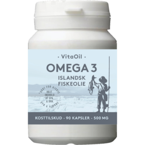 VitaOil Omega-3 Fiskeoliekapsler - 90 Kapsler