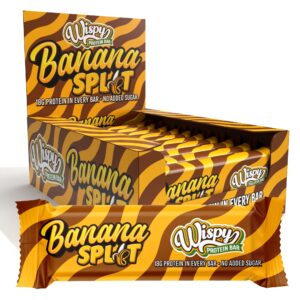 Wispy Protein Bar - Banana Split (10x 55g) - Proteinbarer