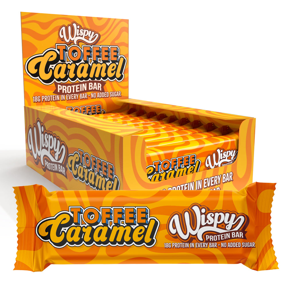 Wispy Protein Bar - Toffee Caramel (10x 55g) - Proteinbarer