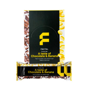 Functional Nutrition Protein Bar - Chocolate & Banana (12x 55g) - OBS! BEDST FØR 12/2-25 - Proteinbarer