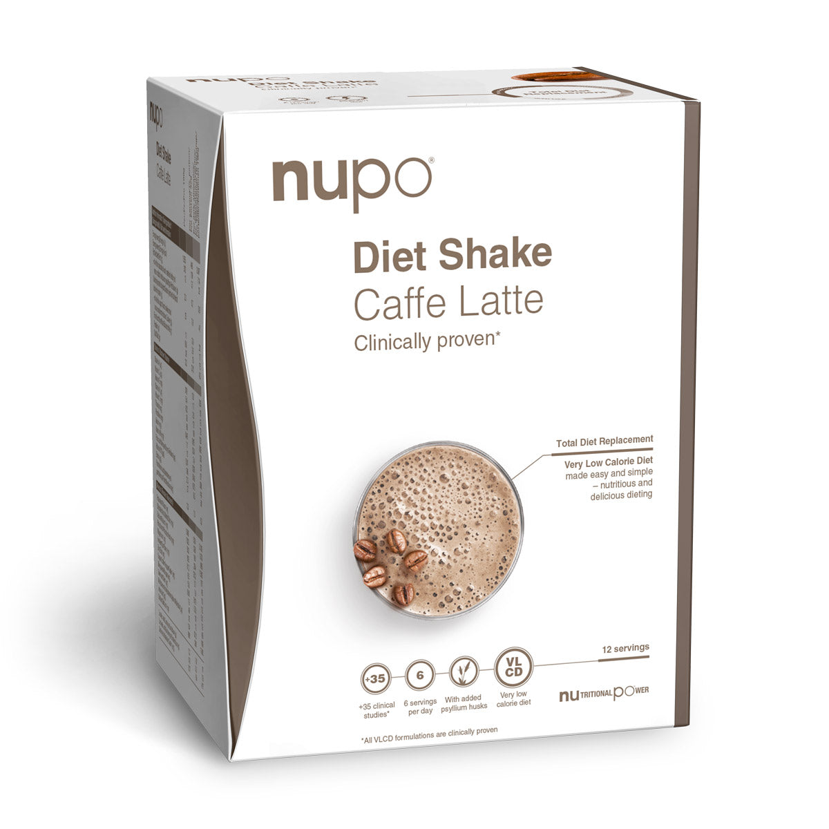 Nupo Diet Shake (384g) - Caffe Latte - Måltidserstatning