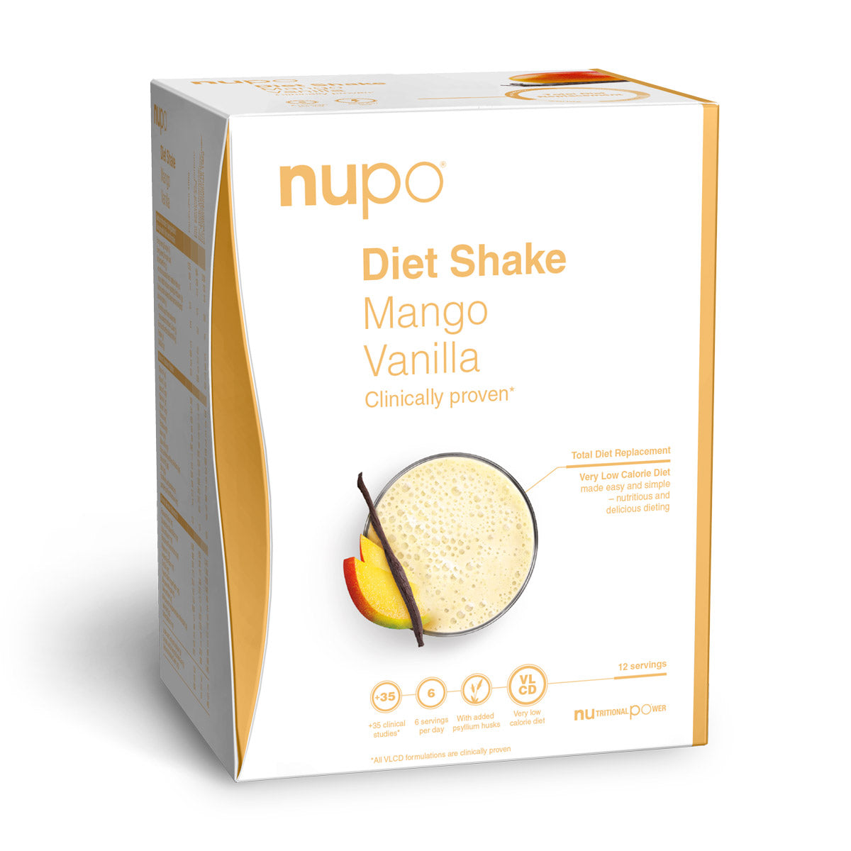Nupo Diet Shake (384g) - Mango Vanilla - Måltidserstatning