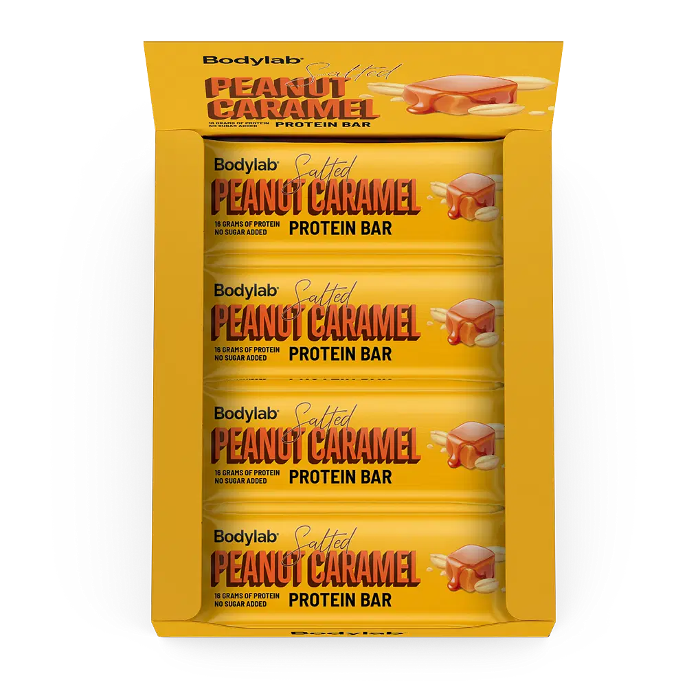 Bodylab Protein Bar - Salted Peanut Caramel (12x55g) - Proteinbarer