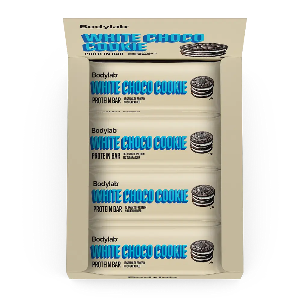 Bodylab Protein Bar - White Choco Cookie (12x55g) - Proteinbarer