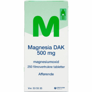 Magnesia DAK 500 mg (250 tabl)