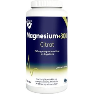 Magnesium+300 Citrat - 160 kapsler