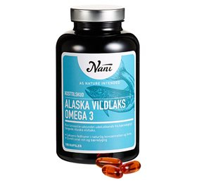 Nani Omega 3 alaska vildlaks • 180 kap.