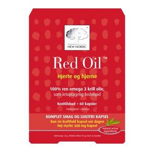 New Nordic Red Oil Omega-3 Krill Olie - 60 kaps.