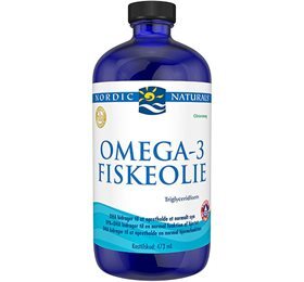 Nordic Naturals Omega-3 fiskeolie, citronsmag, 473ml.