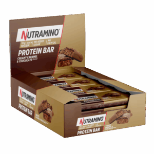 Nutramino Creamy Caramel & Chocolate Protein Bar (12 x 55 g)