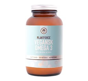 Plantforce Omega 3 Vegansk EPA & DHA 120 kap.